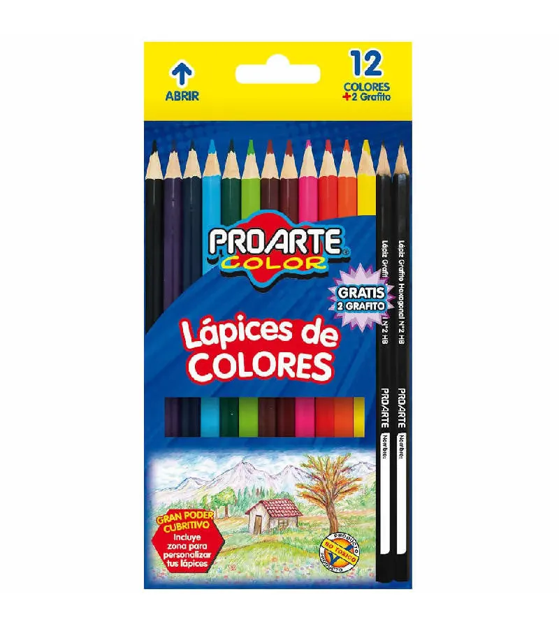 Lápices De 12 Colores Proarte
