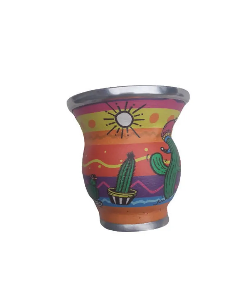 Mate De Vidrio Templado