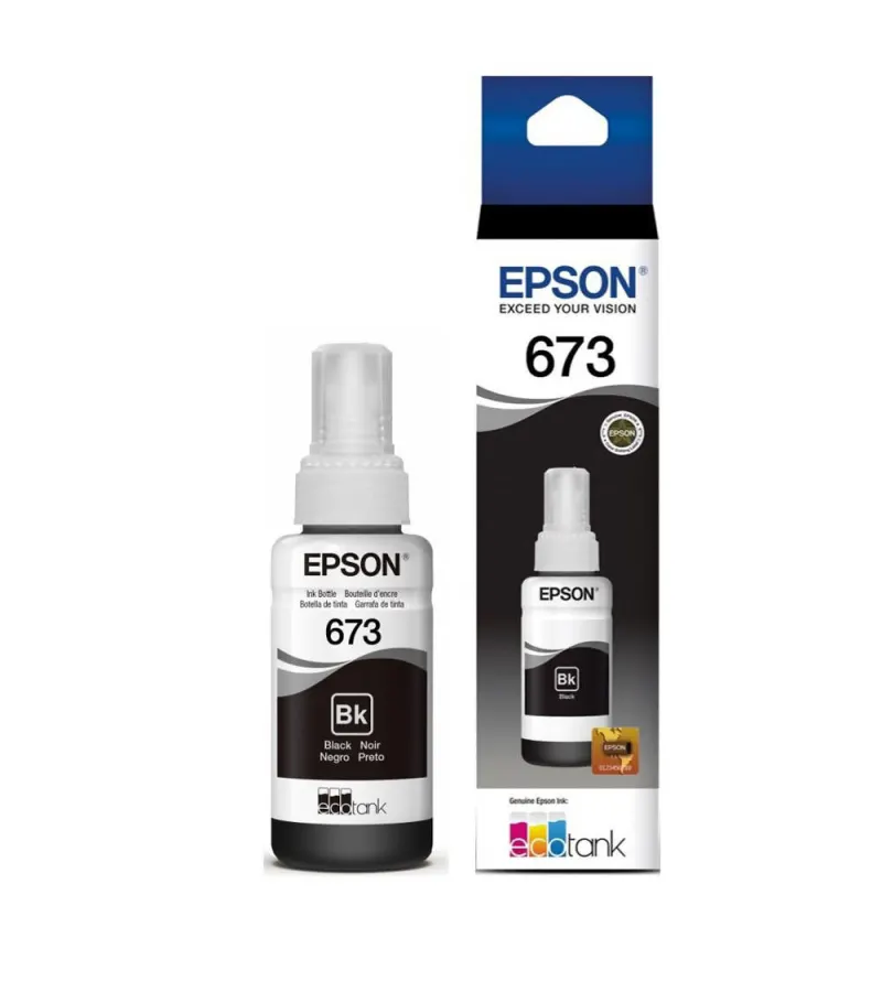 Epson 673 Botella De Tinta Negra 70 Ml