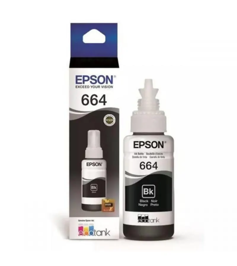 Epson 664 Botella De Tinta Negra 70 Ml