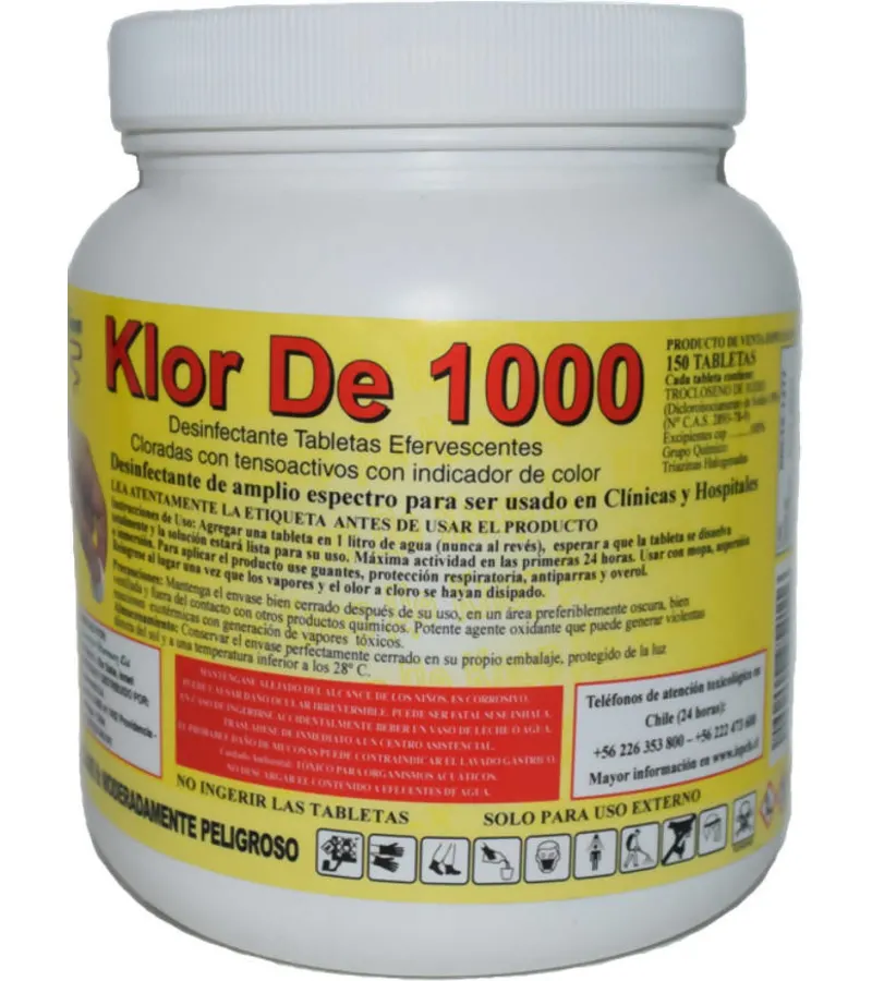 Desinfectante Biodegradable De Amplio Espectro Y Multiuso :: Klor De 1000
