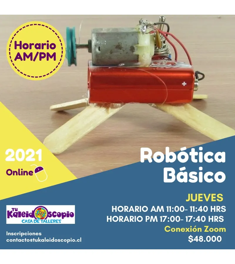 Taller Robótica Online Para Niños