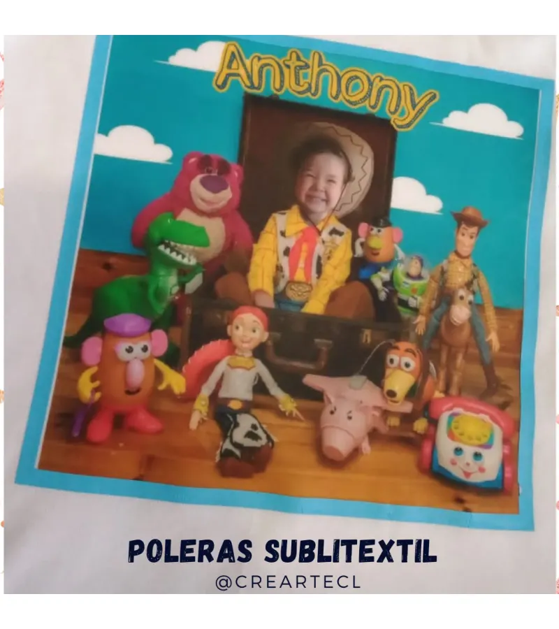 👕 Poleras De Algodón Personalizadas Con Imagen A Full Color 👚