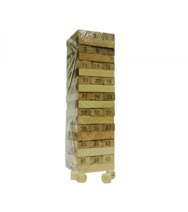Juego De Mesa Torre De Madera 29x29 Cm Nobeel Toys