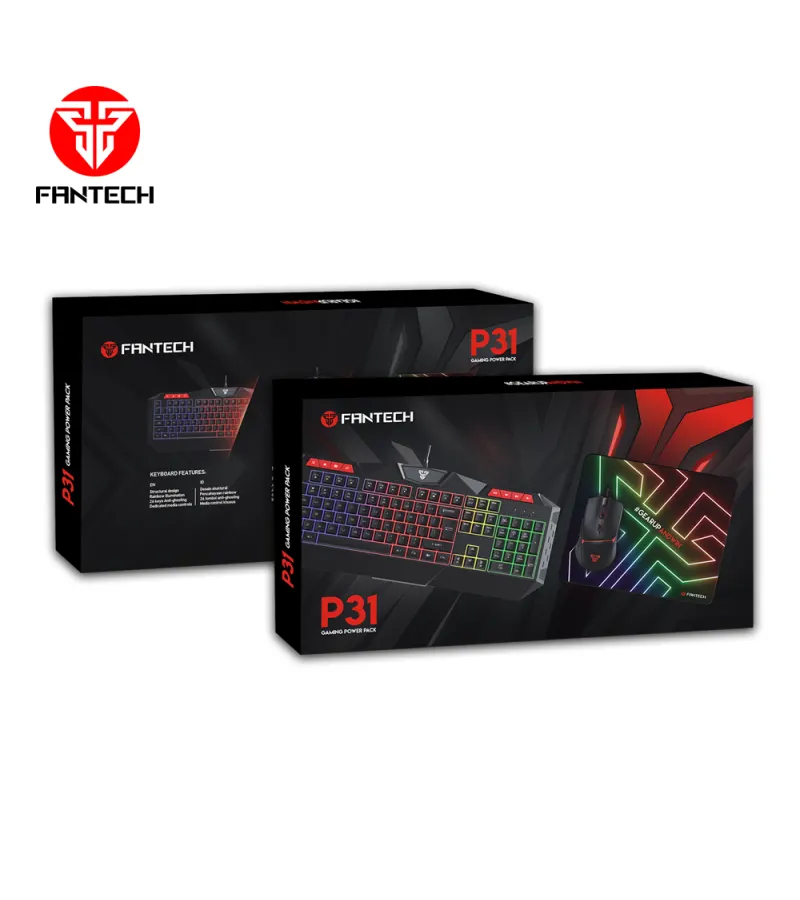 Kit Mouse/teclado/mousepad P31 Gaming Power Pack