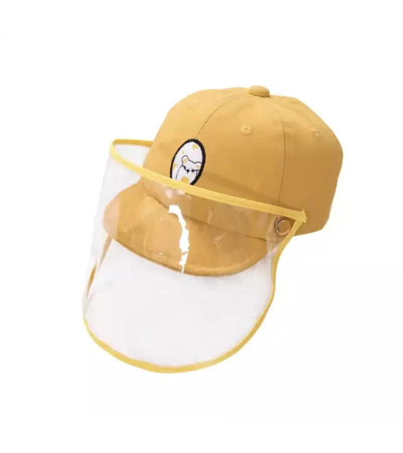 Jockey Con Máscara Facial Para Bebé - Amarillo