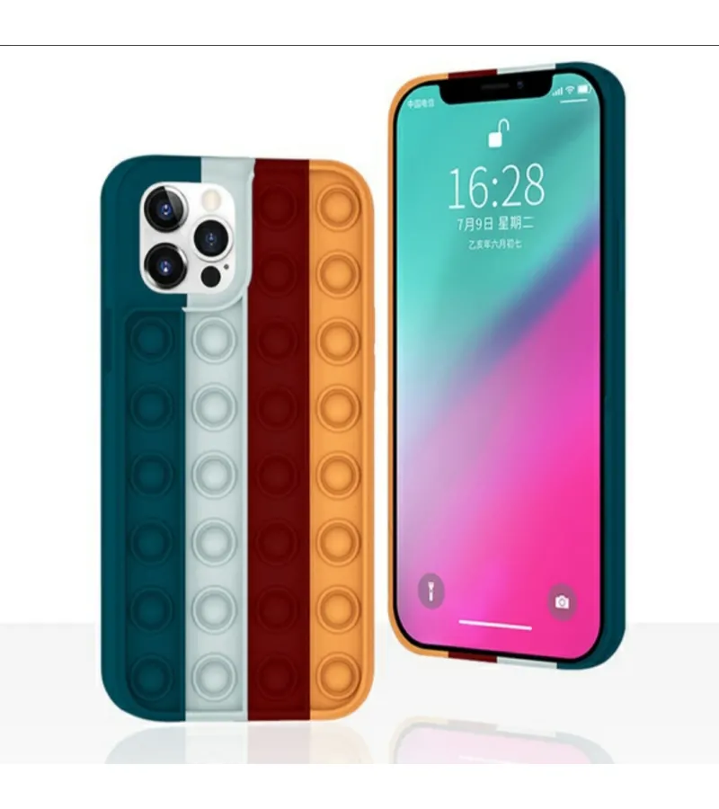 Funda Iphone Burbujas Antistress