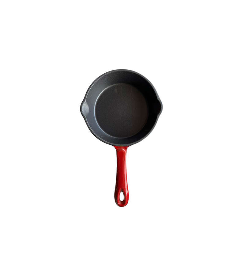 Sartén Hierro Fundido 17cm- Rojo