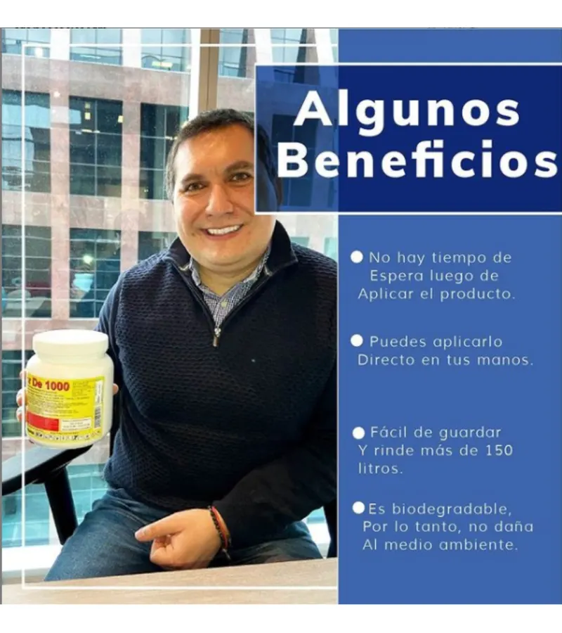 Desinfectante Biodegradable De Amplio Espectro Y Multiuso :: Klor De 1000