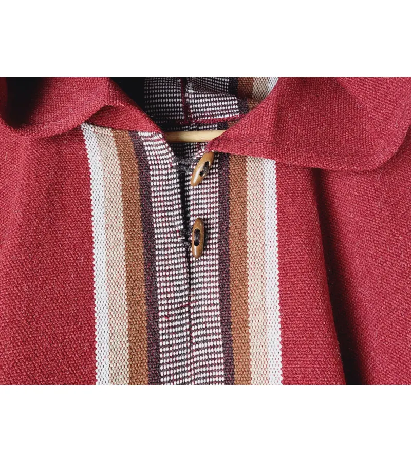 Poncho Con Capucha Vurdeo