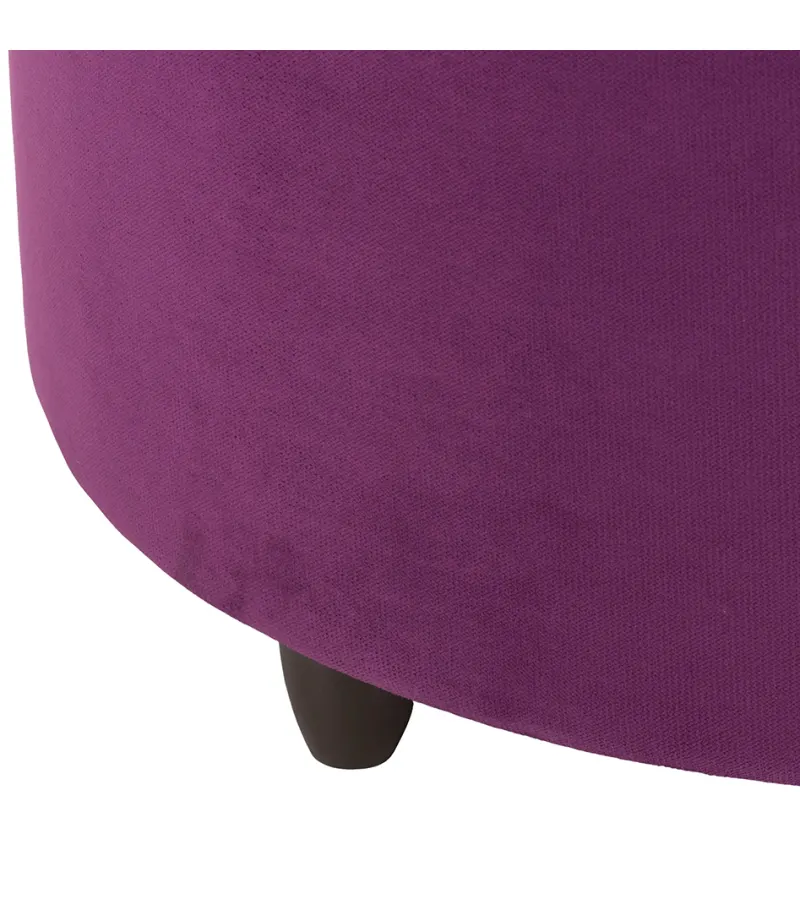 Pouf Zoe Morado Con Baúl, Máxima Design Spa.