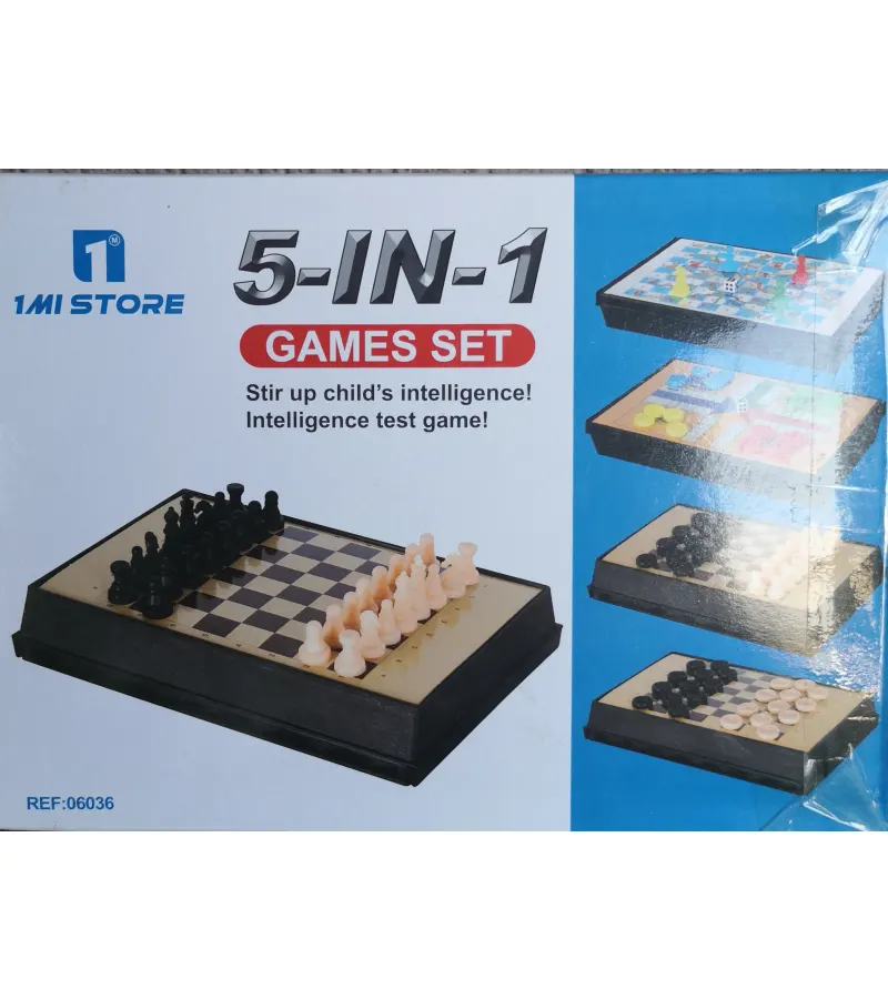Juego De Mesa 5 In 1
