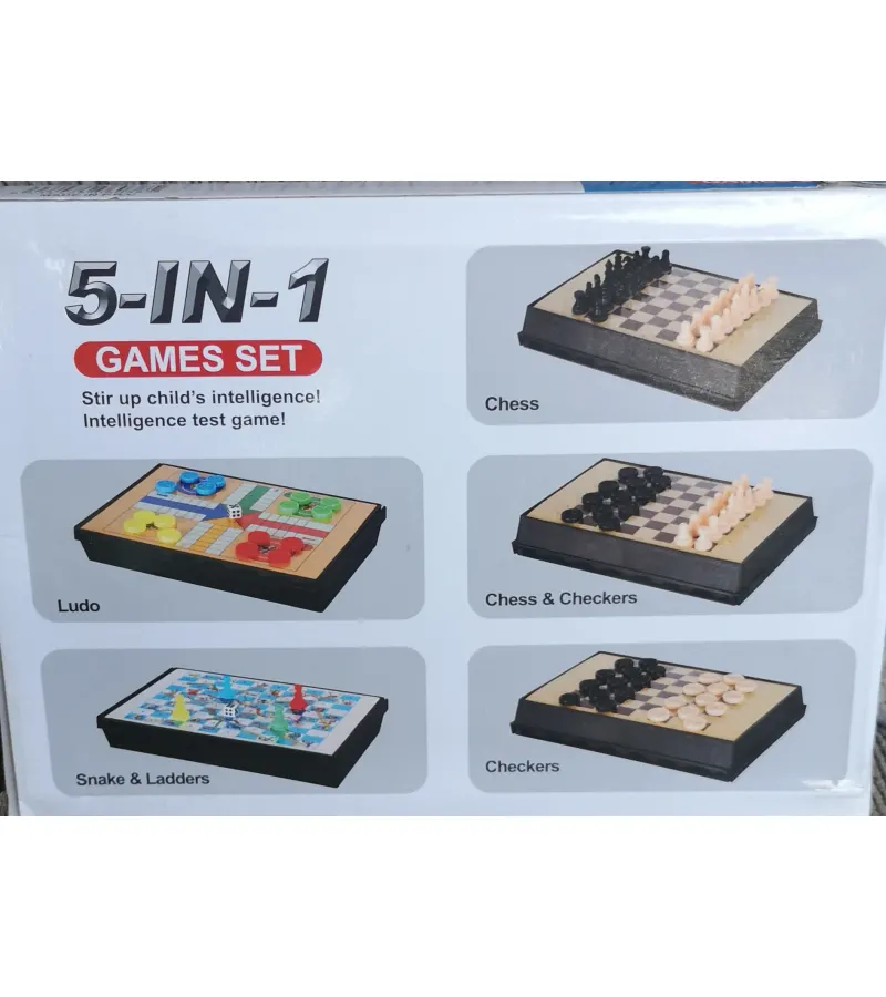 Juego De Mesa 5 In 1
