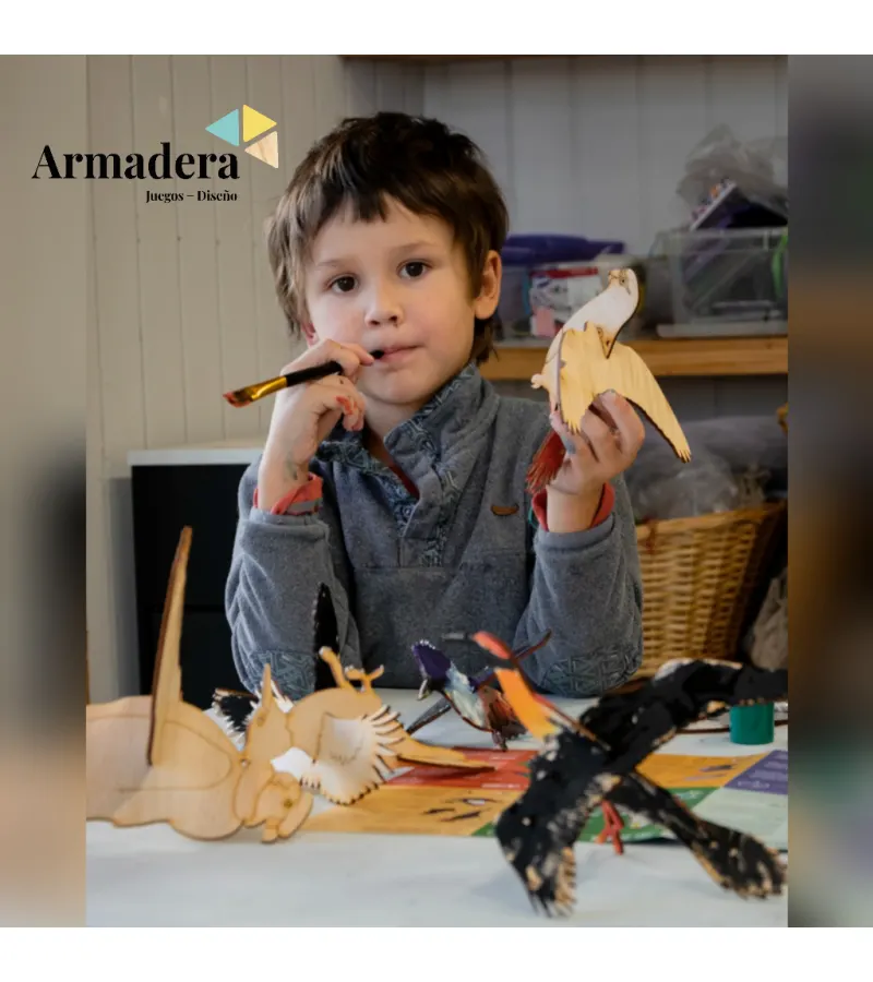 Pájaros De Madera Para Armar Y Pintar