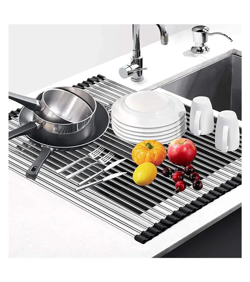 Escurridor Metálico De Agua Verduras Multiuso Cocina