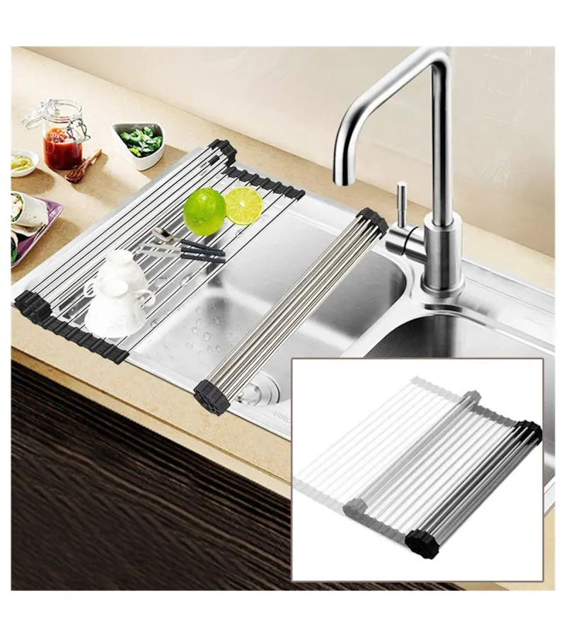 Escurridor Metálico De Agua Verduras Multiuso Cocina