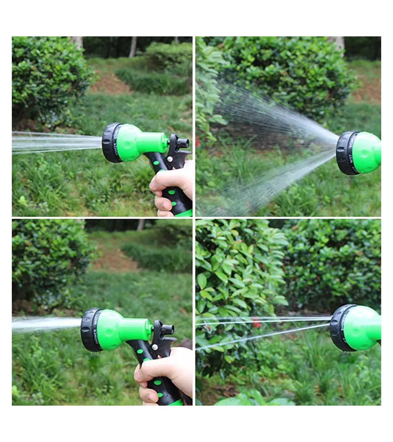 Manguera Retráctil 30mts Jardín Verde