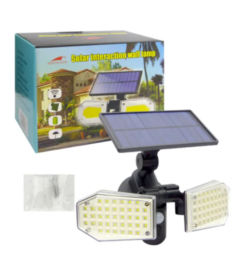 Foco Solar Luz Led Con Sensor De Movimiento