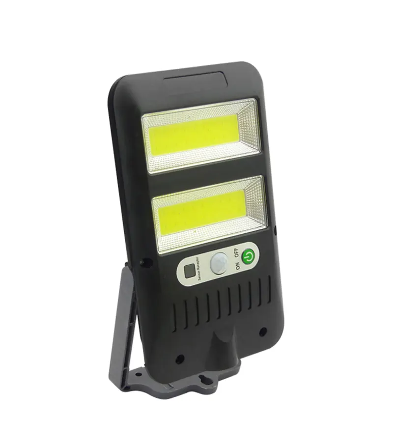 Foco Solar 2 Cob Led Con Sensor Movimiento