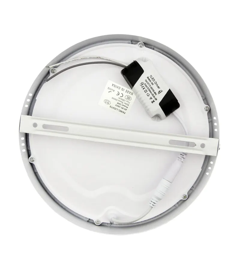 Foco Led Panel Sobrepuesto 18 Watts Luz Calida
