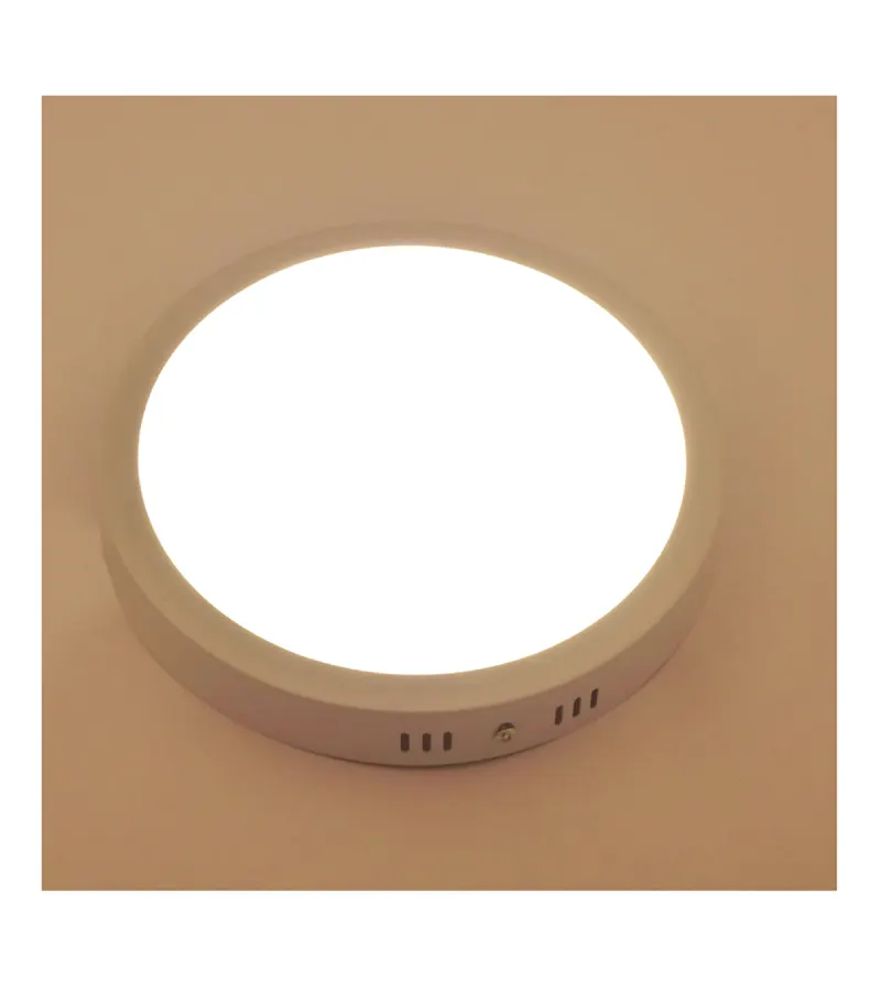 Foco Led Panel Sobrepuesto 18 Watts Luz Calida