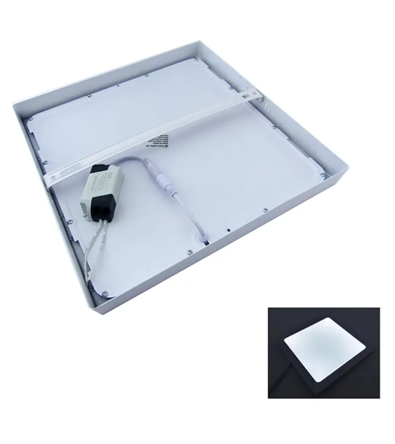 Foco Led Panel 24 Watt Cuadrado Sobrepuesto Luz Blanca