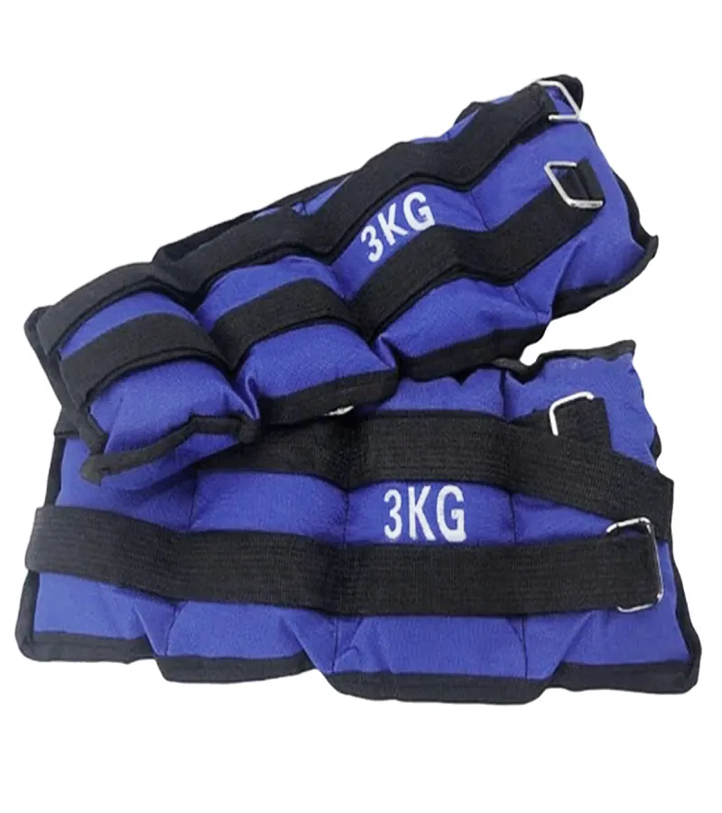 Pesas Deportivas Para Tobillos Y Muñeca 3 Kg Azul
