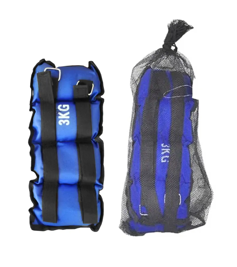 Pesas Deportivas Para Tobillos Y Muñeca 3 Kg Azul