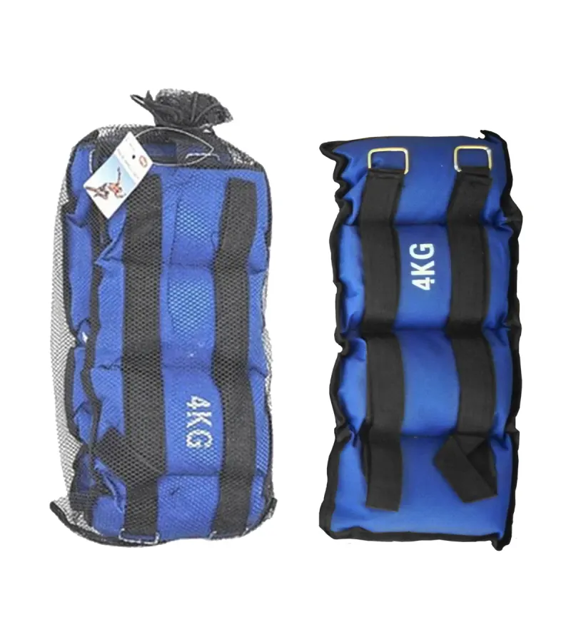 Pesas Deportivas Para Tobillos Y Muñeca 4 Kg Azul