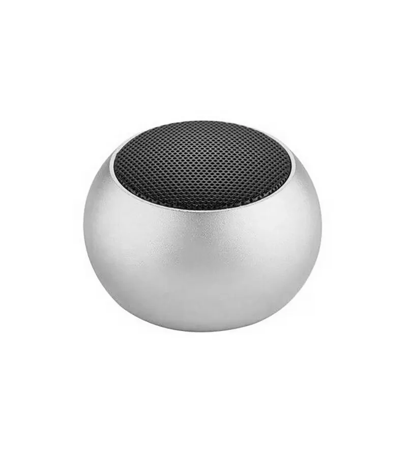 Parlante Inalámbrico Bluetooth Portátil Deluxe Plateado
