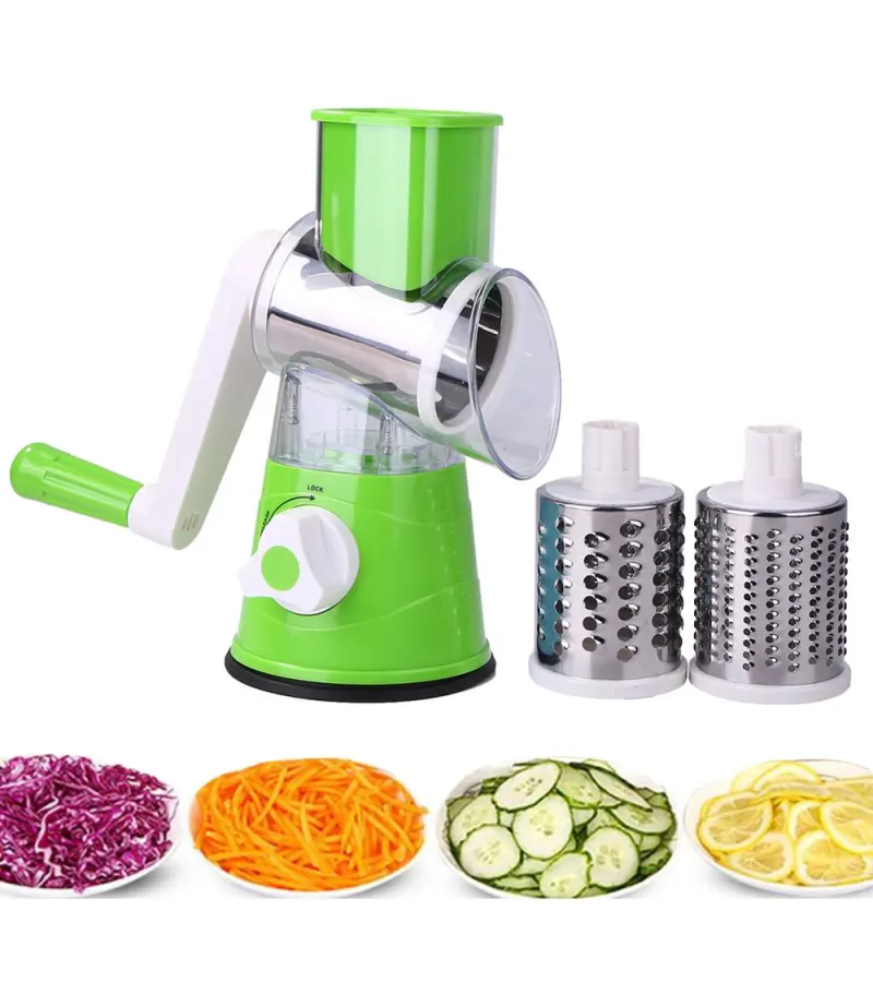 Rebanador Picador De Verduras Frutas 3 Usos