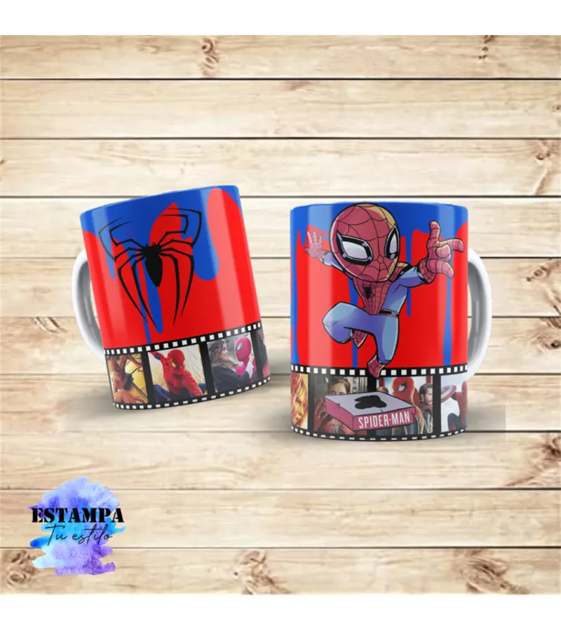 Tazon Estampado Superheroe