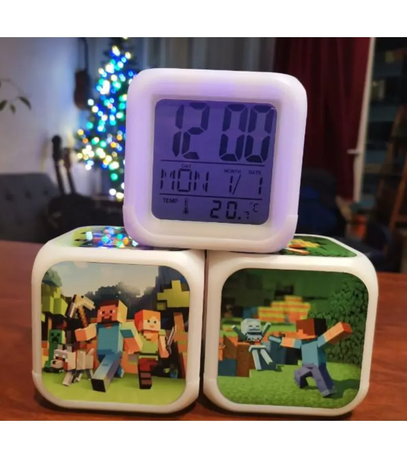Reloj Despertador Led Colores