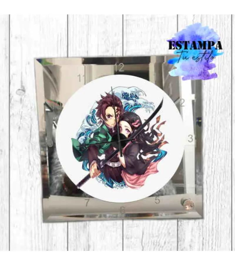 Reloj Cuadrado Estampado