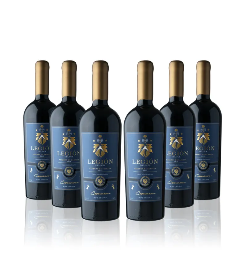 Legión Del Sur, Family Reserve, Carmenere 2018, 750cc, 6 Unidades