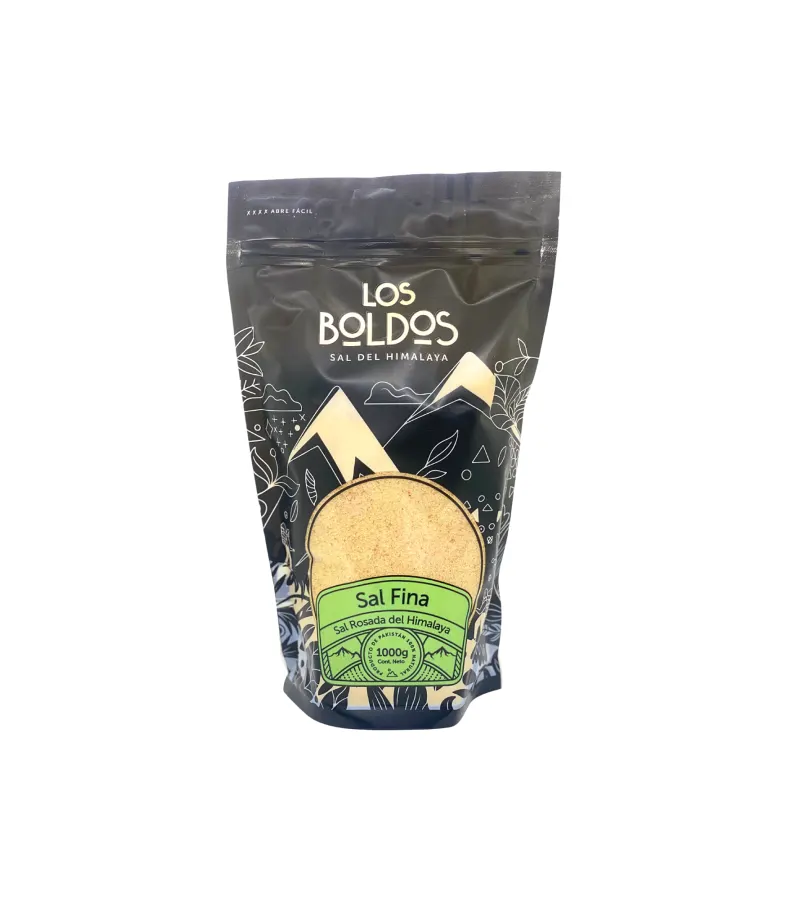 Sal Rosada Del Himalaya Fina Los Boldos 1 Kilo.