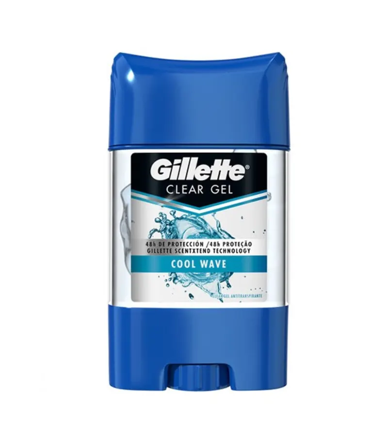Desodorante Gillette Clear Gel Antibacterial 82 Gr