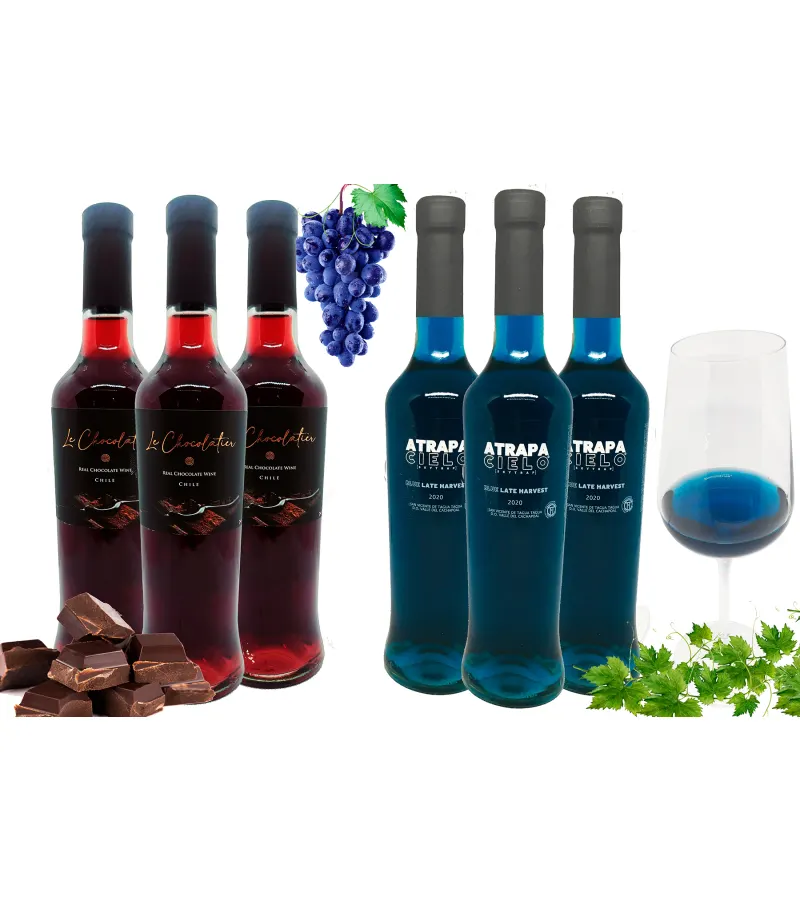 Pack 3 Le Chocolatier Y 3 Atrapacielo 375ml En Cajas Térmicas