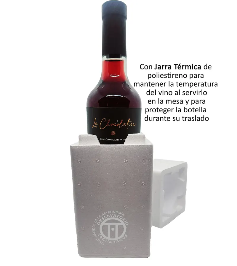 Pack 2 Vino Azul Atrapacielo 375ml + 2 Vino Chocolate 375ml + 4 Cajas Térmicas