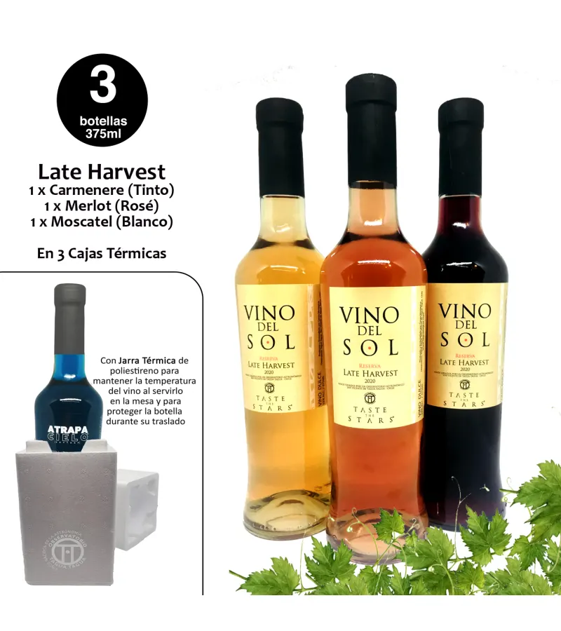 Late Harvest Triple Pack 375ml Con Cajas Térmicas