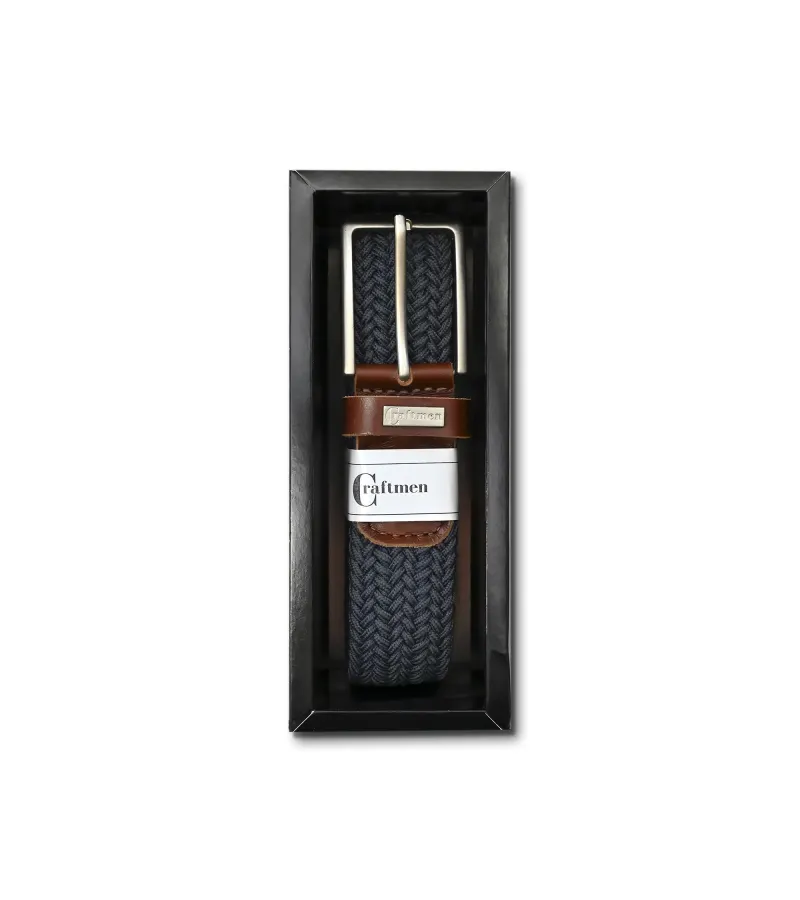 Cinturón Reata Trenzado Negro Sm Craftmen Juvenil