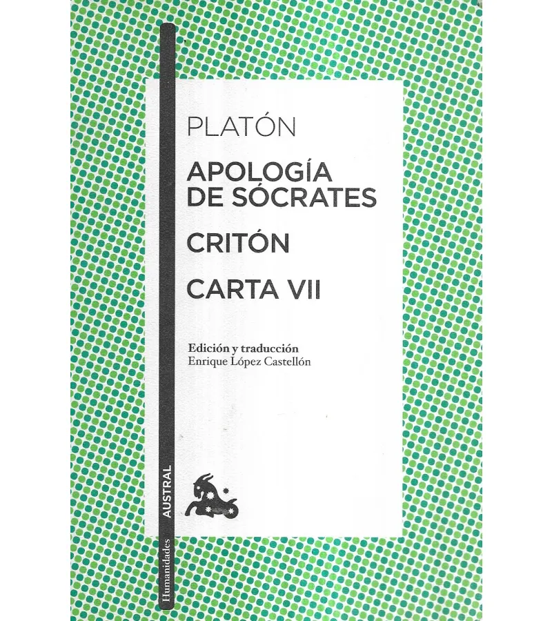 Apología De Sócrates Critón Carta V I I / Platón / Detalle