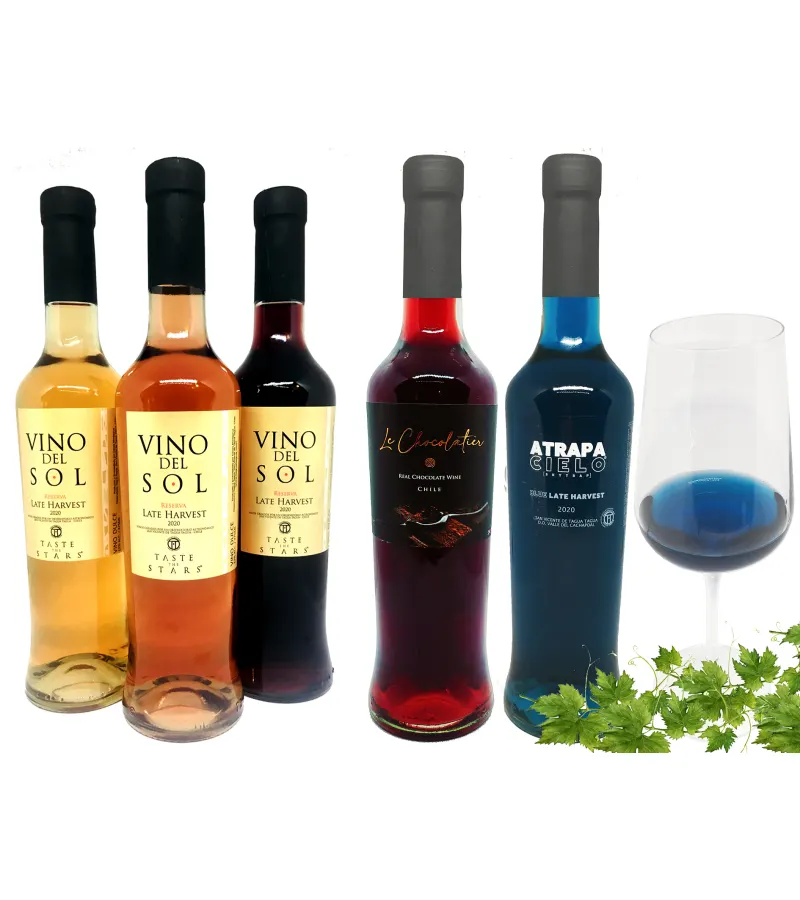 Colección única Late Harvest - 5 Botellas