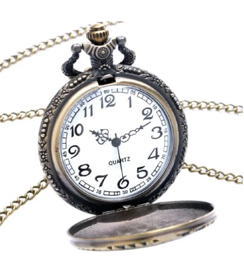 Reloj Bolsillo Vintage Tren Al Sur Quartz Al13