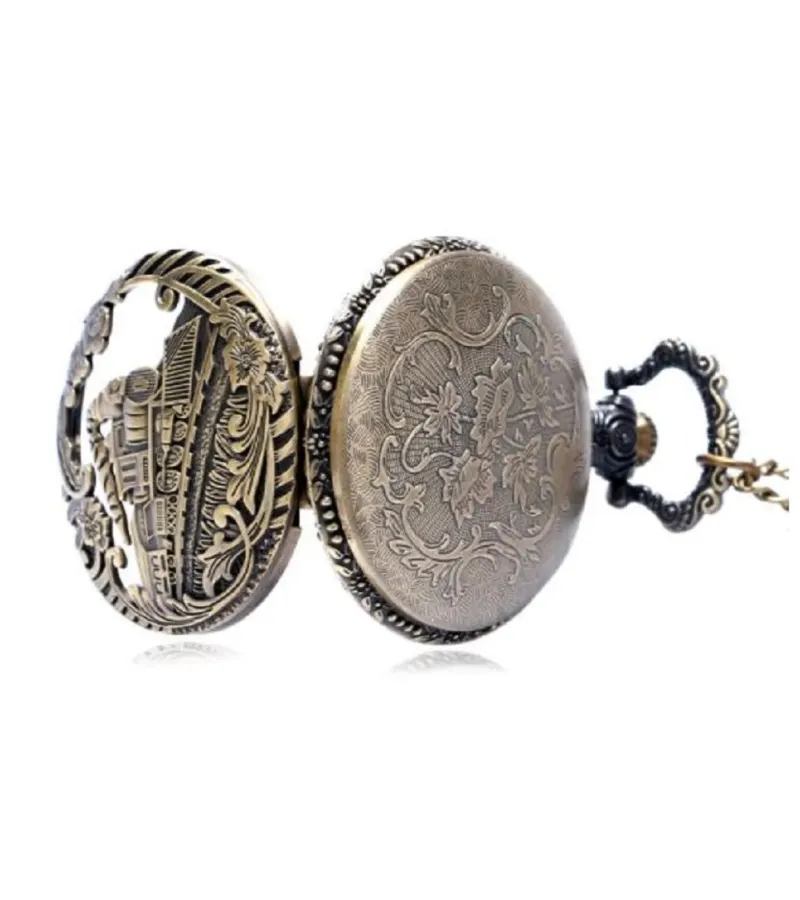 Reloj Bolsillo Vintage Tren Al Sur Quartz Al13