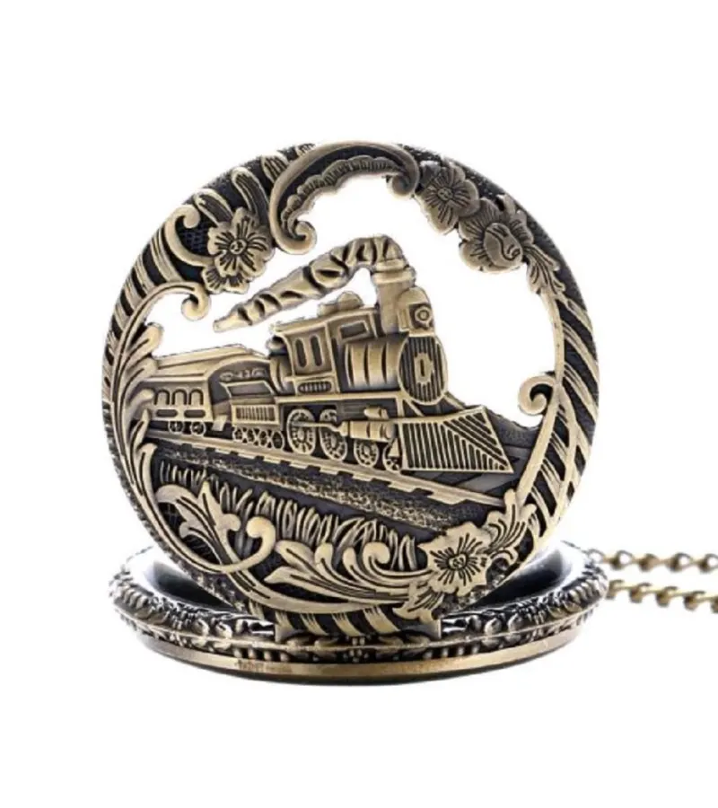 Reloj Bolsillo Vintage Tren Al Sur Quartz Al13