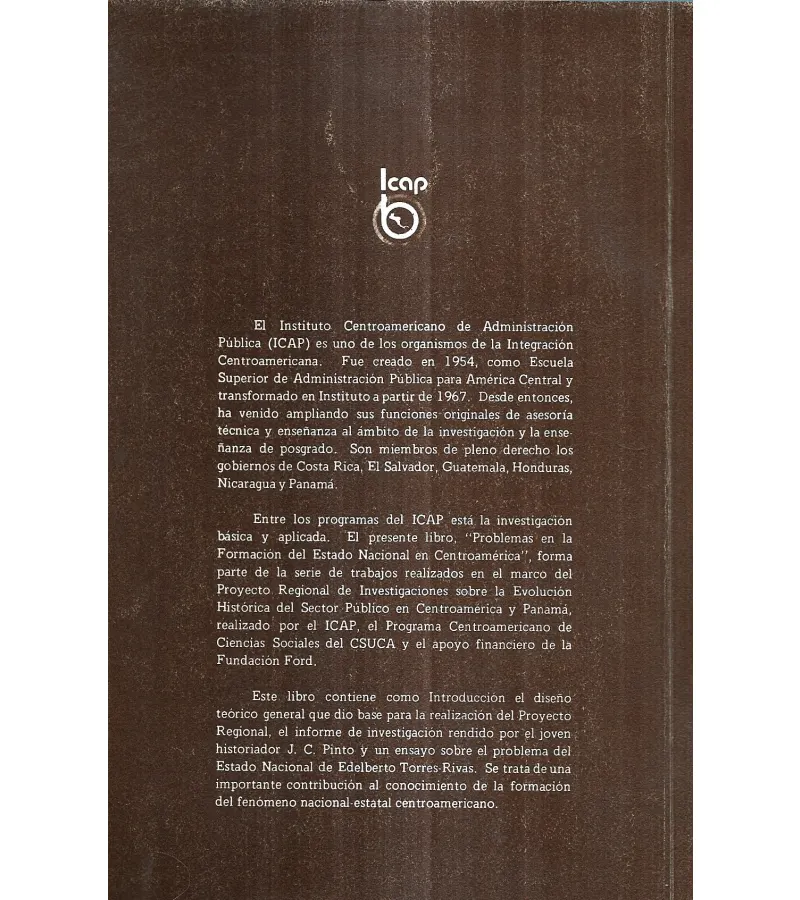 Problemas Formación Estado Nacional Centroamérica / Torres Pinto