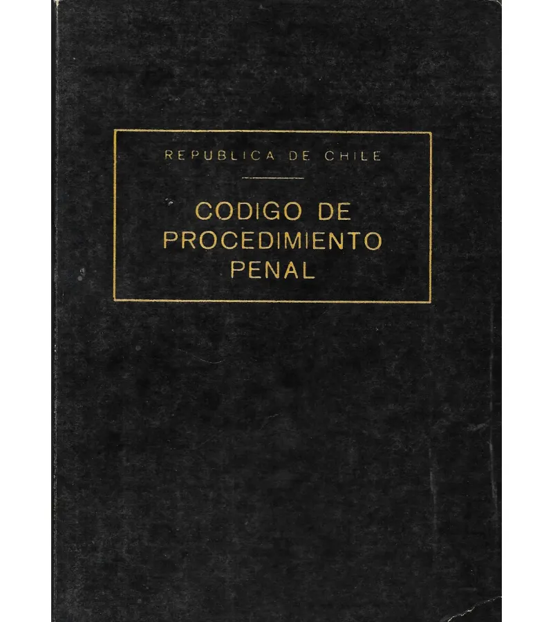 Código De Procedimiento Penal / Editorial Jurídica 1970