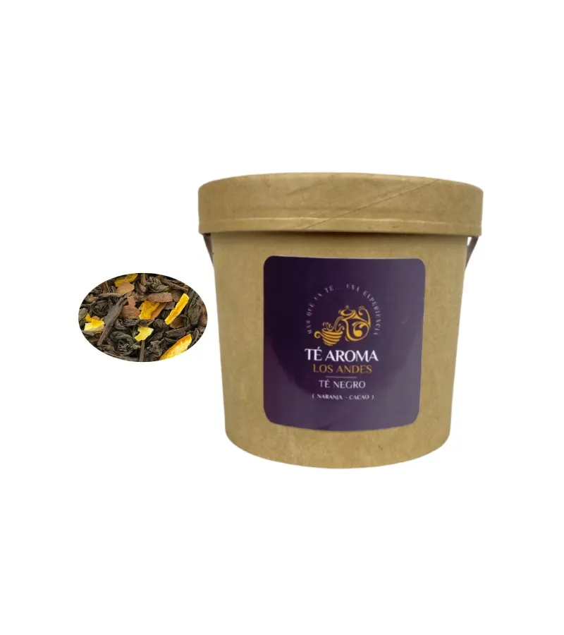 Té Negro Ceylán (naranja – Cacao) / 80grs.