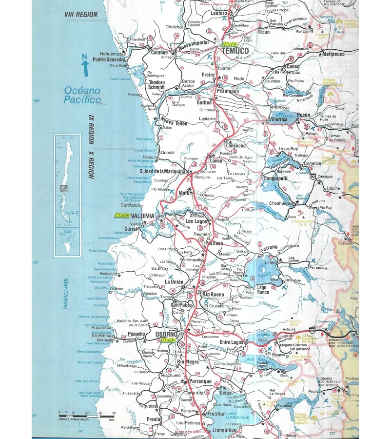 Rutas De Chile / Hertz / 1990 La Picá Del Libro